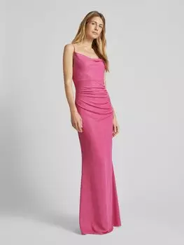 Вечернее платье с мерцающим дизайном Swing, розовый