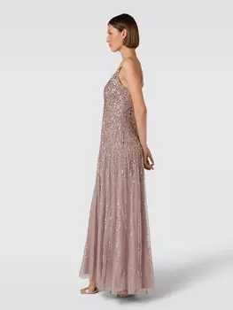 Вечернее платье с отделкой пайетками LACE & BEADS