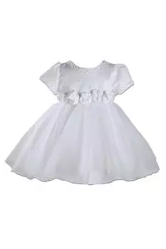 Вечернее платье с пайетками Cinda, белый