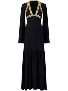 Вечернее платье с пайетками Giambattista Valli, черный