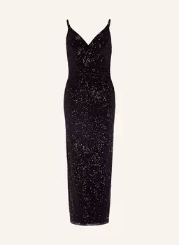 Вечернее платье с пайетками Swing, черный