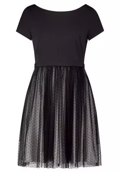 Вечернее платье с тюлем Vera Mont, черный