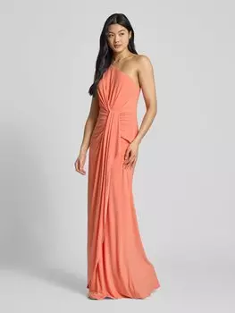Вечернее платье с узлом Adrianna Papell, коралл