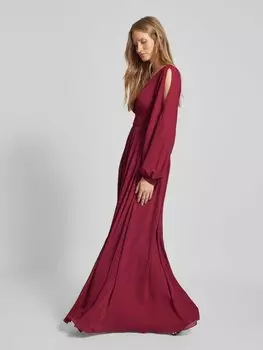 Вечернее платье с V-образным вырезом Mascara, светло-красный