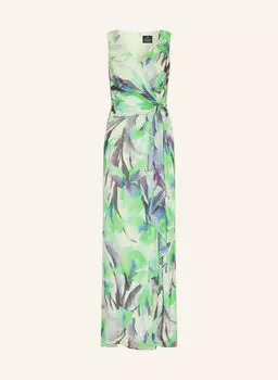 Вечернее платье с воланами Adrianna Papell, мультиколор