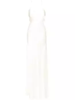 Вечернее платье с вырезами Michelle Mason, белый
