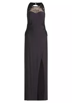 Вечернее платье с заплатками Vera Mont, черный