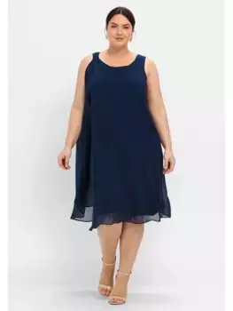 Вечернее платье Sheego "Большие размеры", облегающее фигуру, цвет морской волны