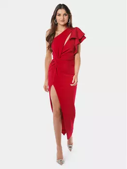 Вечернее платье slim fit Illuminate, красный