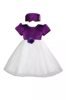 Вечернее платье со шляпой Cinda, синий