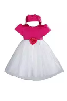 Вечернее платье со шляпой Cinda, синий