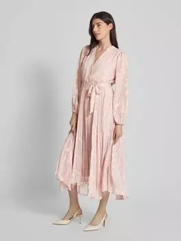 Вечернее платье со складками Forever New, розовый