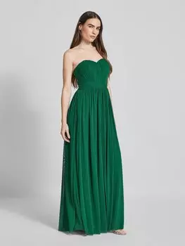 Вечернее платье со складками модель 'Bella Multiway' Lipsy, зеленый