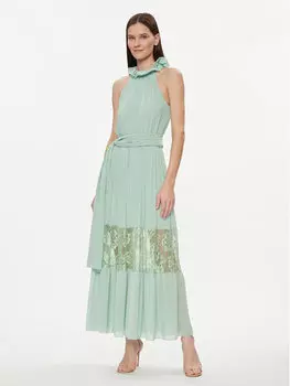 Вечернее платье стандартного кроя Kontatto, зеленый