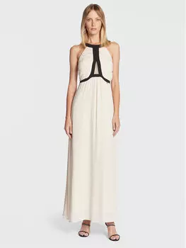 Вечернее платье стандартного кроя Rinascimento, бежевый