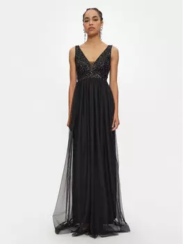 Вечернее платье стандартного кроя Rinascimento, черный