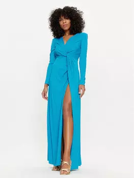 Вечернее платье трапециевидного кроя Silvian Heach, синий