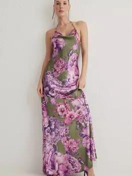 Вечернее платье Trendyol, хаки