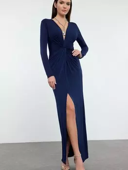 Вечернее платье Trendyol, индиго