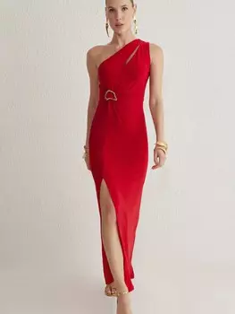 Вечернее платье Trendyol, красный