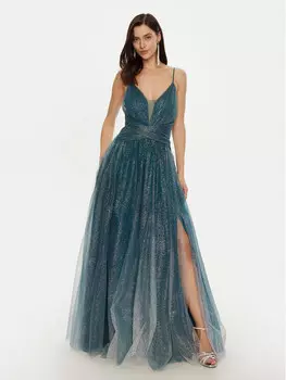 Вечернее платье узкого кроя Fracomina, синий