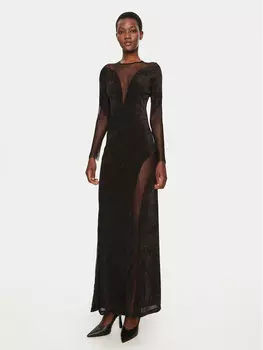 Вечернее платье узкого кроя Haveone, черный