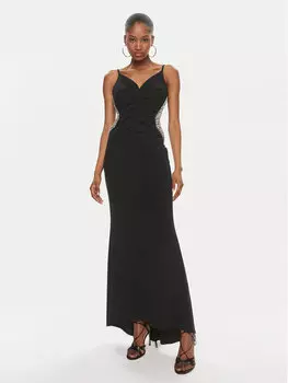 Вечернее платье узкого кроя Rinascimento, черный