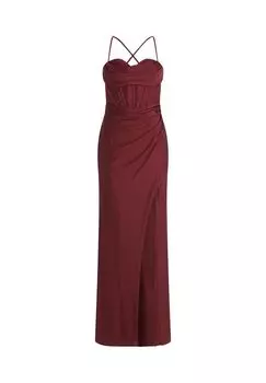 Вечернее платье узкого кроя Vera Mont, цвет Hot Paprika