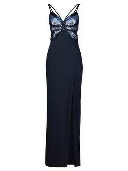 Вечернее платье Vera Mont, цвет Smoke blue/Night blue/Sky blue