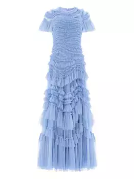 Вечернее платье Wild Rose Needle & Thread, синий