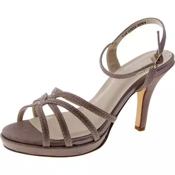 Вечерние босоножки Mae Womens Glitter Ankle Strap Benjamin Walk