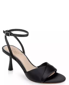 Вечерние сандалии Kaia Dress Jewel Badgley Mischka, черный