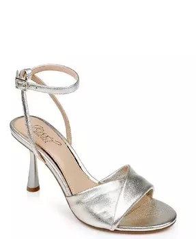 Вечерние сандалии Kaia Dress Jewel Badgley Mischka, бежевый