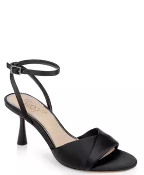 Вечерние сандалии Kaia Dress Jewel Badgley Mischka, черный