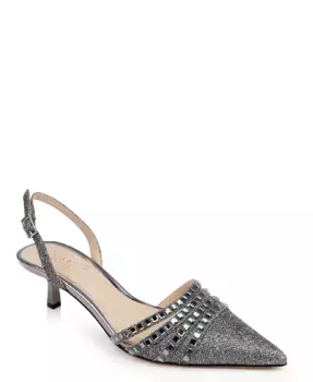 Вечерние туфли-лодочки Katalina Jewel Badgley Mischka, серый