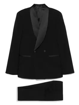 Вечерний костюм с двубортным пиджаком Manuel Ritz, черный