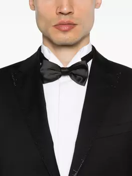 Вечерний костюм, украшенный кристаллами Corneliani, черный