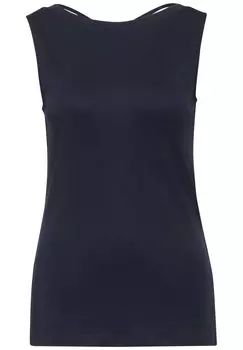 Вечерний топ STREET ONE Top, темно-синий