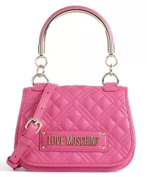 Вечерняя сумка через плечо из искусственной кожи Love Moschino, фуксия