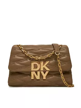 Вечерняя сумка DKNY, коричневый