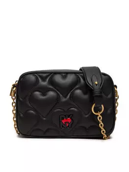 Вечерняя сумка Heart Of Ny Quilted Camera Bag DKNY, черный