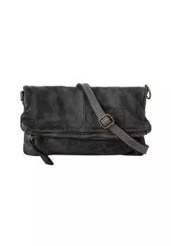 Вечерняя сумка из натуральной кожи, производство Италия Cluty, черный