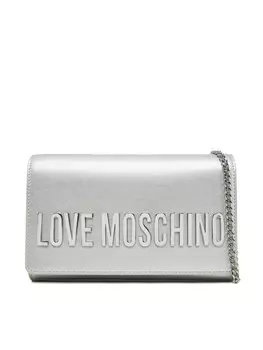 Вечерняя сумка LOVE MOSCHINO, серебряный