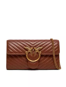Вечерняя сумка PINKO Love One Wallet C AI 24-25 PLTT 100062 A0GK, коричневый