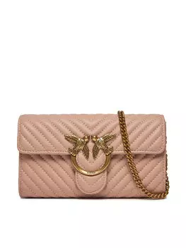 Вечерняя сумка PINKO Love One Wallet C . AI 23-24 PLTT 100062 A0GK, розовый