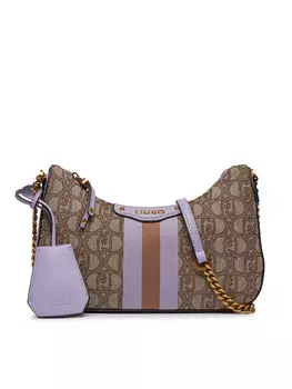 Вечерняя сумка S Hobo AA4248 T9328 Liu Jo, фиолетовый/бежевый