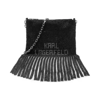 Вечерняя сумочка к/вечерний водопад Karl Lagerfeld, черный