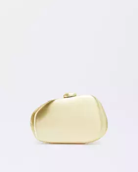 Вечерняя сумочка-клатч, трансформируемая в сумку через плечо, с магнитной застежкой, однотонная Parfois, золотой