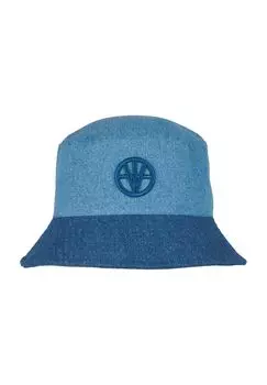 Ведро Джинсовое, хлопок, вышивка логотипа, женское LOEVENICH, цвет Multidenim