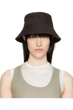 Ведро с логотипом Jil Sander, коричневый